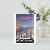 Carte postale Illustration vintage (Debout devant)