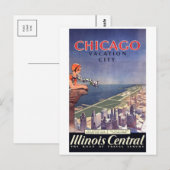 Carte postale Illustration vintage (Devant / Derrière)