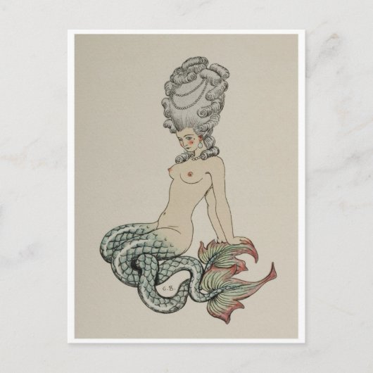 Carte postale Illustration vintage (Devant)