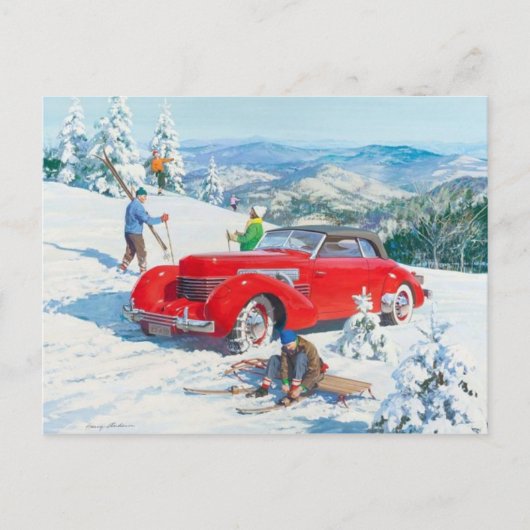 Carte postale Illustration vintage (Devant)