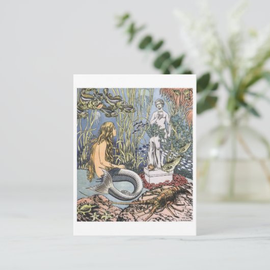 Carte postale Illustration vintage (Debout devant)