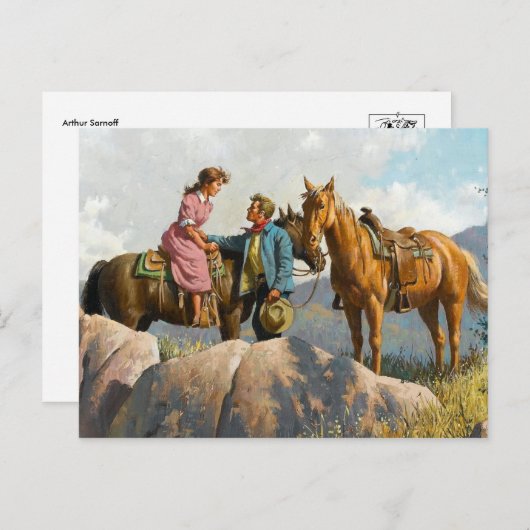 Carte postale Illustration vintage (Devant / Derrière)