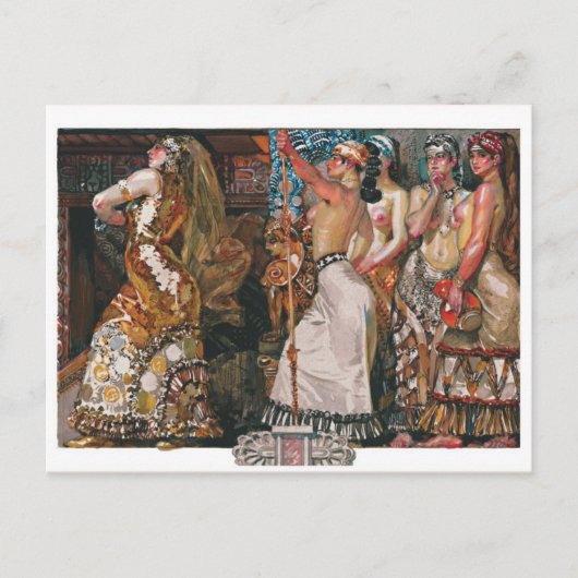 Carte postale Illustration vintage (Devant)