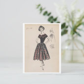 Carte postale Illustration vintage (Debout devant)