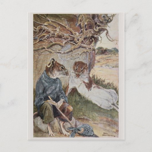 Carte postale Illustration vintage (Devant)