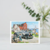 Carte postale Illustration vintage (Debout devant)