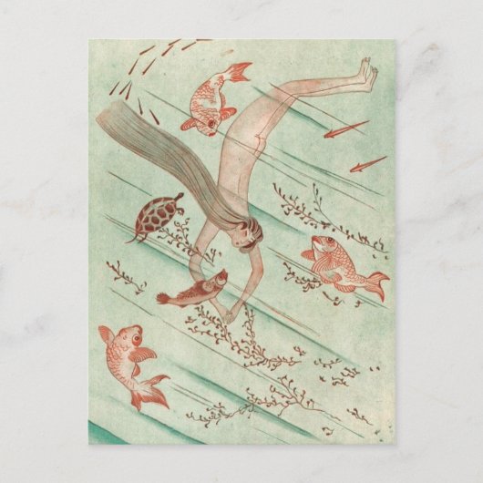 Carte postale Illustration vintage (Devant)