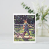 Carte postale Illustration vintage (Debout devant)