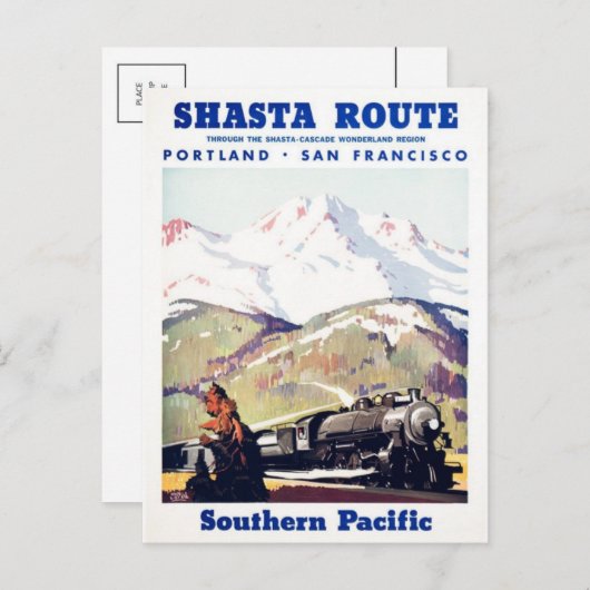 Carte postale Illustration vintage (Devant / Derrière)