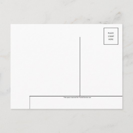 Carte postale Illustration vintage (Dos)