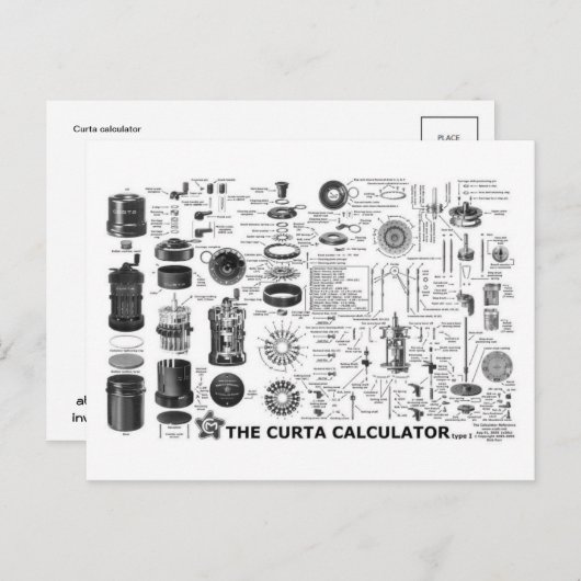 Carte postale Illustration vintage (Devant / Derrière)