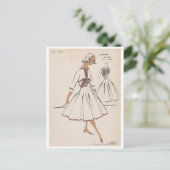 Carte postale Illustration vintage (Debout devant)