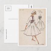 Carte postale Illustration vintage (Devant / Derrière)