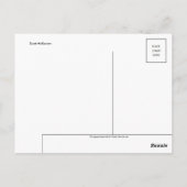 Carte postale Illustration vintage (Dos)