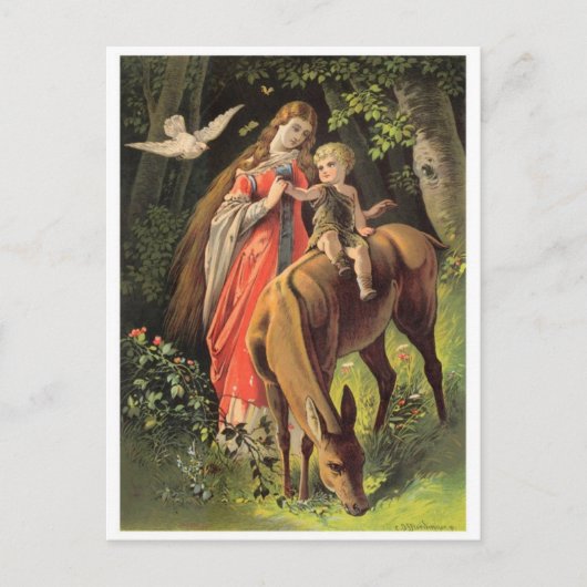 Carte postale Illustration vintage (Devant)