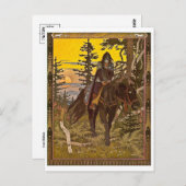 Carte postale Illustration vintage (Devant / Derrière)