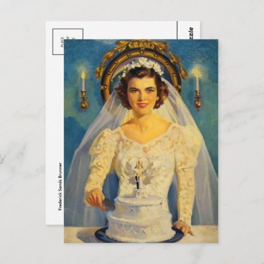 Carte postale Illustration vintage (Devant / Derrière)