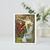 Carte postale Illustration vintage (Debout devant)