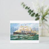 Carte postale Illustration vintage (Debout devant)