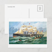 Carte postale Illustration vintage (Devant / Derrière)
