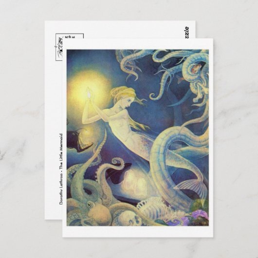 Carte postale Illustration vintage (Devant / Derrière)