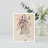 Carte postale Illustration vintage (Debout devant)