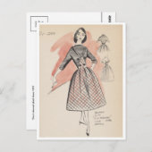 Carte postale Illustration vintage (Devant / Derrière)