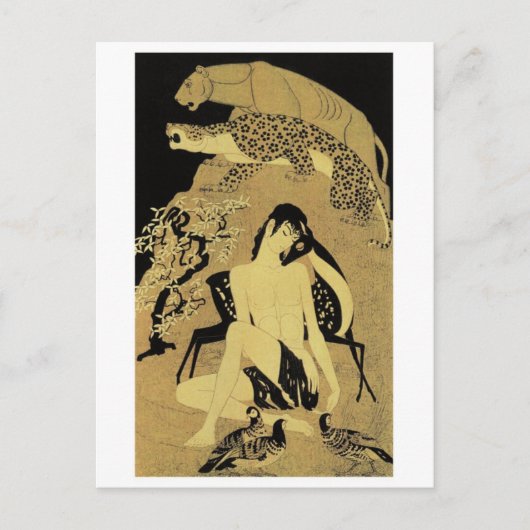Carte postale Illustration vintage (Devant)