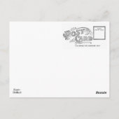 Carte postale Illustration vintage (Dos)