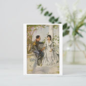 Carte postale Illustration vintage (Debout devant)