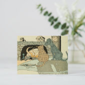 Carte Postale Illustration vintage Cat 1922 (Debout devant)