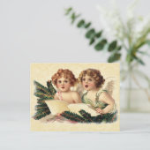 Carte Postale Illustration vintage Chant Cherubs (Debout devant)