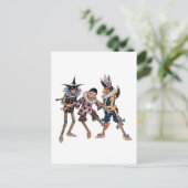 Carte Postale Illustration vintage de Pinocchio (Debout devant)