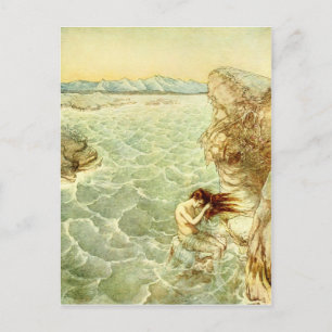 Carte Postale Illustration vintage du livre lymphatique
