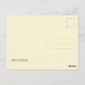 Carte Postale Illustration vintage d'un tamia (Dos)