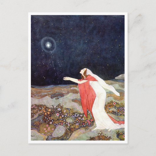 Carte Postale Illustration vintage Edmund Dulac (Devant)