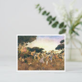 Carte Postale Illustration vintage Edmund Dulac Tempest (Debout devant)