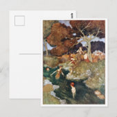 Carte Postale Illustration vintage Edmund Dulac Tempest (Devant / Derrière)