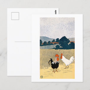 Carte Postale Illustration vintage Edward Penfield Imprimer