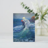 Carte Postale Illustration vintage Howard Pyle La Sirène (Debout devant)