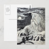 Carte Postale Illustration Vintage "Jack Frost" (Devant / Derrière)