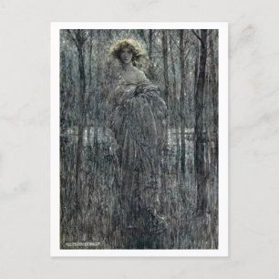 Carte Postale Illustration vintage par Arthur Rackham Titania