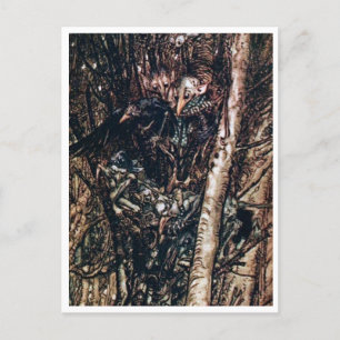 Carte Postale Illustration vintage par Arthur Rackham Undine