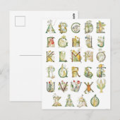 Carte Postale Illustration vintage par Ottilia Adelborg (Devant / Derrière)