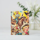 Carte Postale Illustration vintage Pays sans faille (Debout devant)