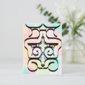 Carte Postale illustrations de couleurs (Debout devant)