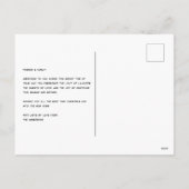 Carte postale Illustrations de vacances joyeux tir (Dos)