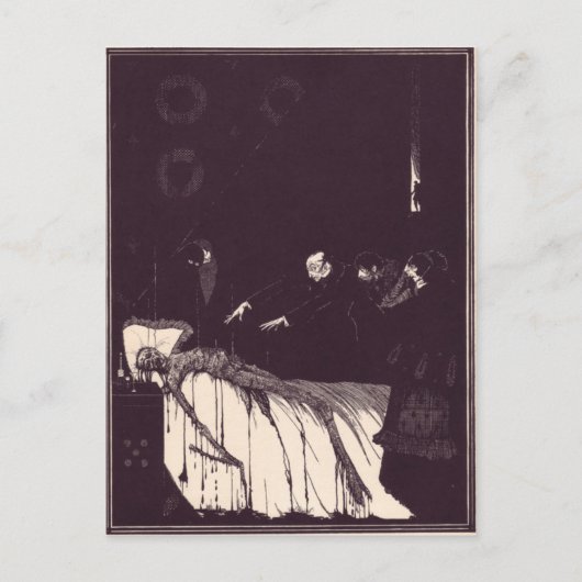 Carte Postale Illustrations d'Edgar Allan Poe de Clarke (Devant)