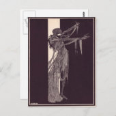 Carte Postale Illustrations d'Edgar Allan Poe de Clarke (Devant / Derrière)