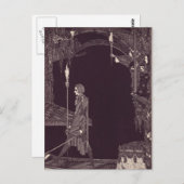 Carte Postale Illustrations d'Edgar Allan Poe de Clarke (Devant / Derrière)